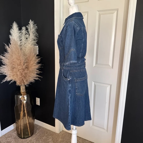Anthropologie ALIGNE Mateo Denim Dress 
size 4 - Picture 9 of 12